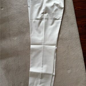 Talbots White Dress Pants with Straight Leg Design